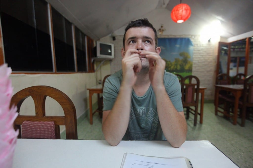 fatigue déjà fatigués avant même de commencer le trek du tour des Annapurnas... Ça promet !