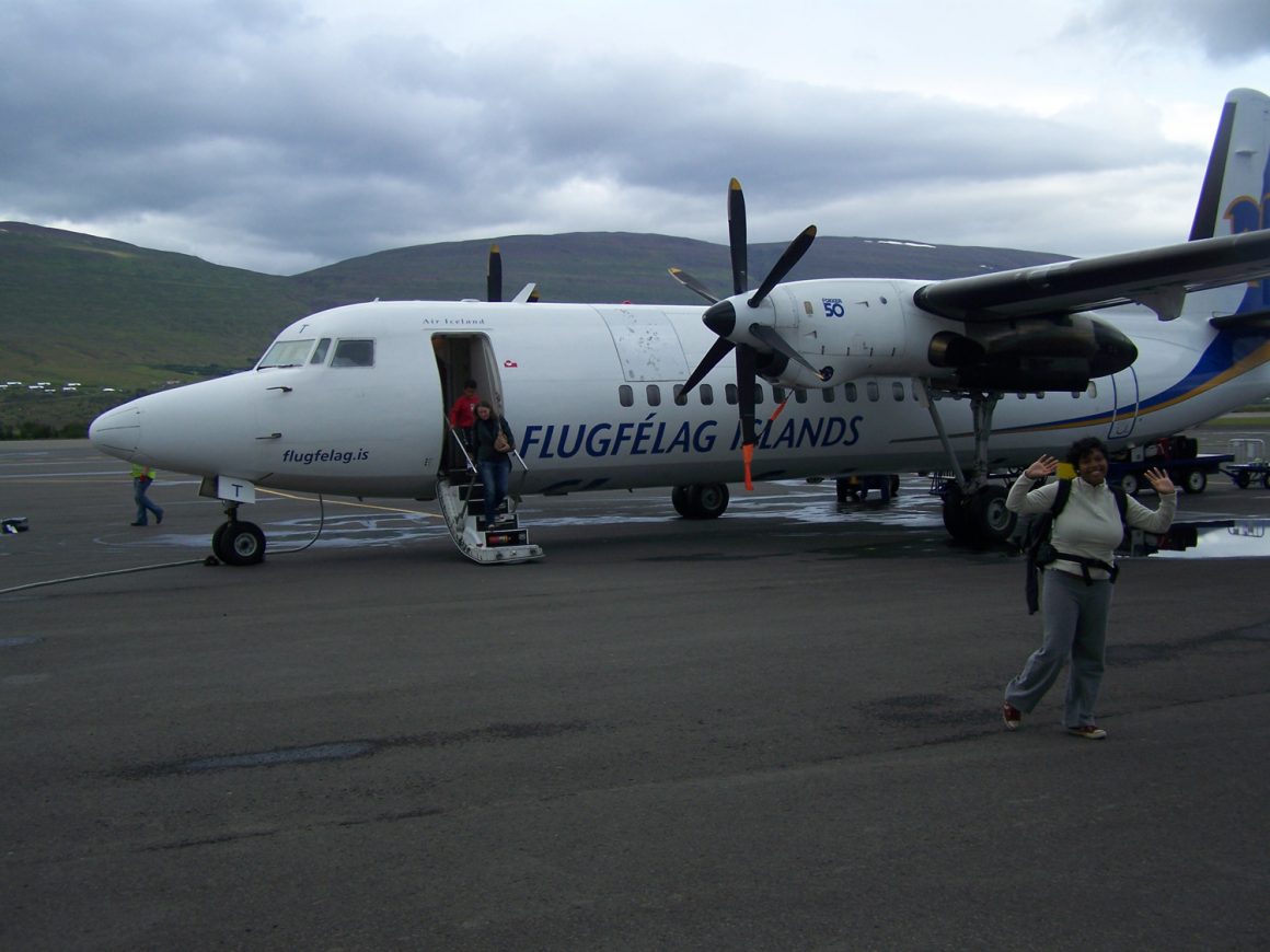 vol intérieur Islande aéroport Akureyri