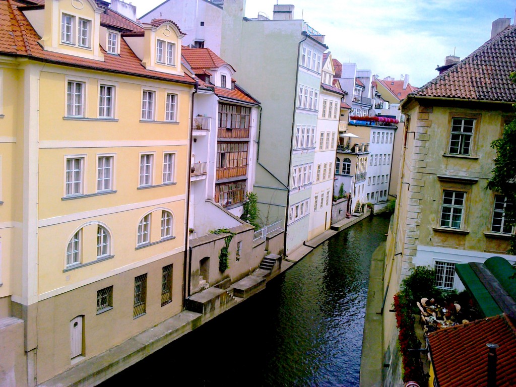 canaux la petite Venise Prague