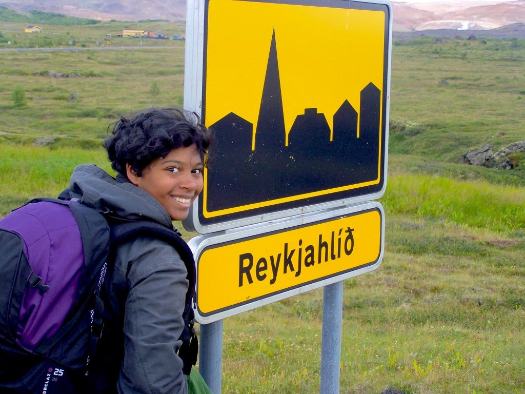 Reykjahlid Reykjahlid Islande panneau