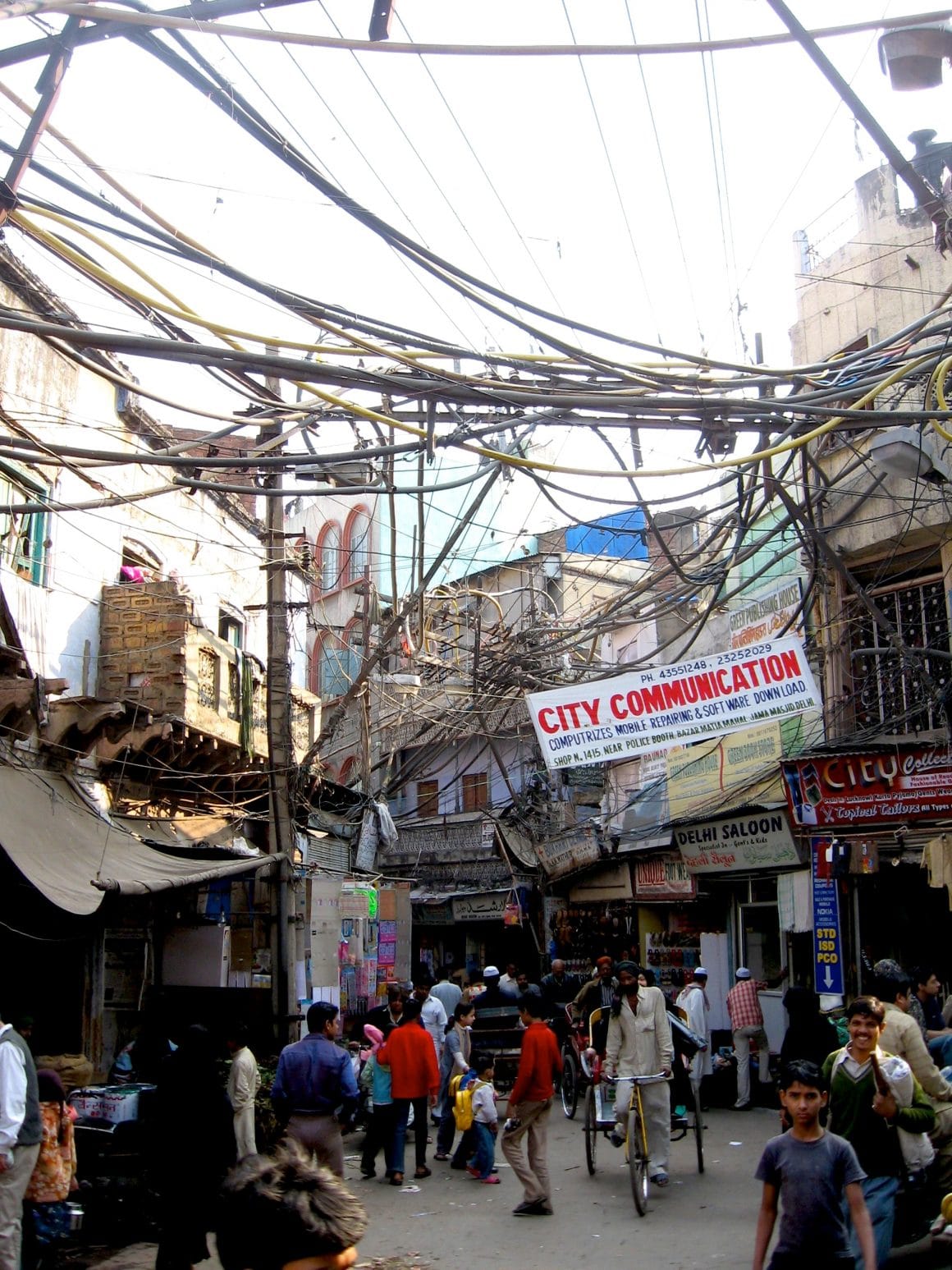 fils électriques New Delhi voyage en Inde