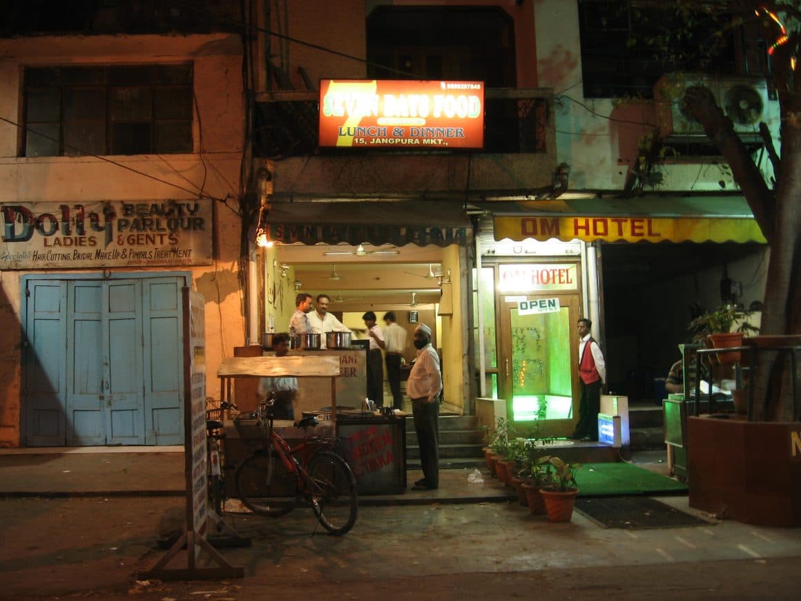 cuisine de rue new delhi inde