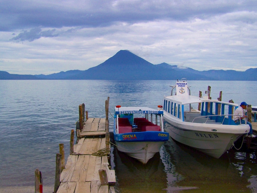 lac Atitlán bateau volcan guatemala