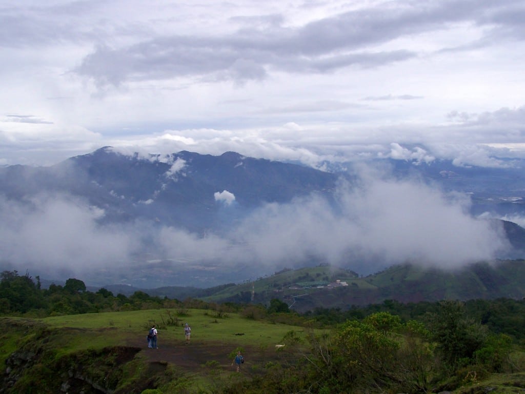 vue volcan Antigua guatemala
