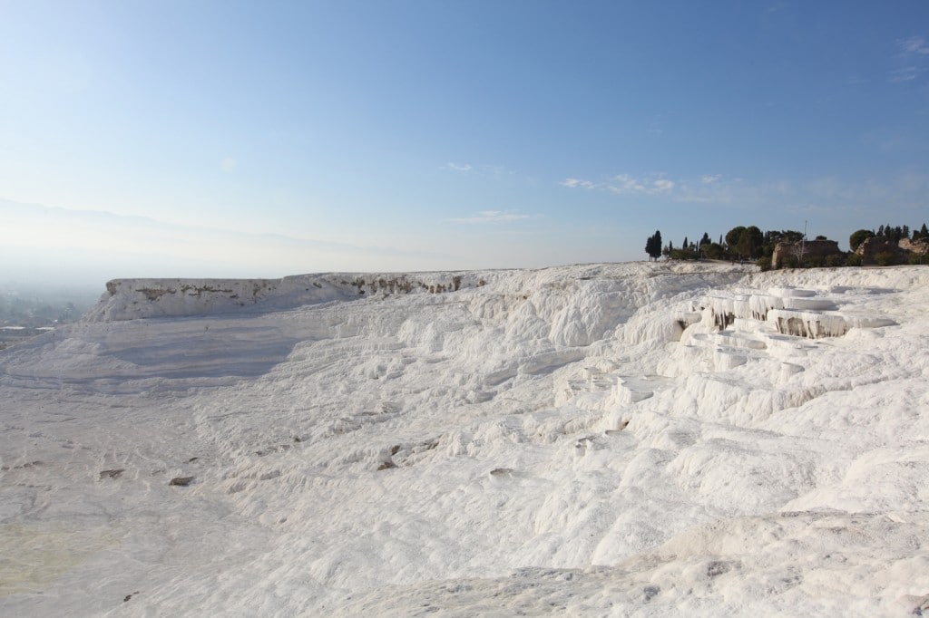 Pamukkale Turquie Pamukkale vue du ciel