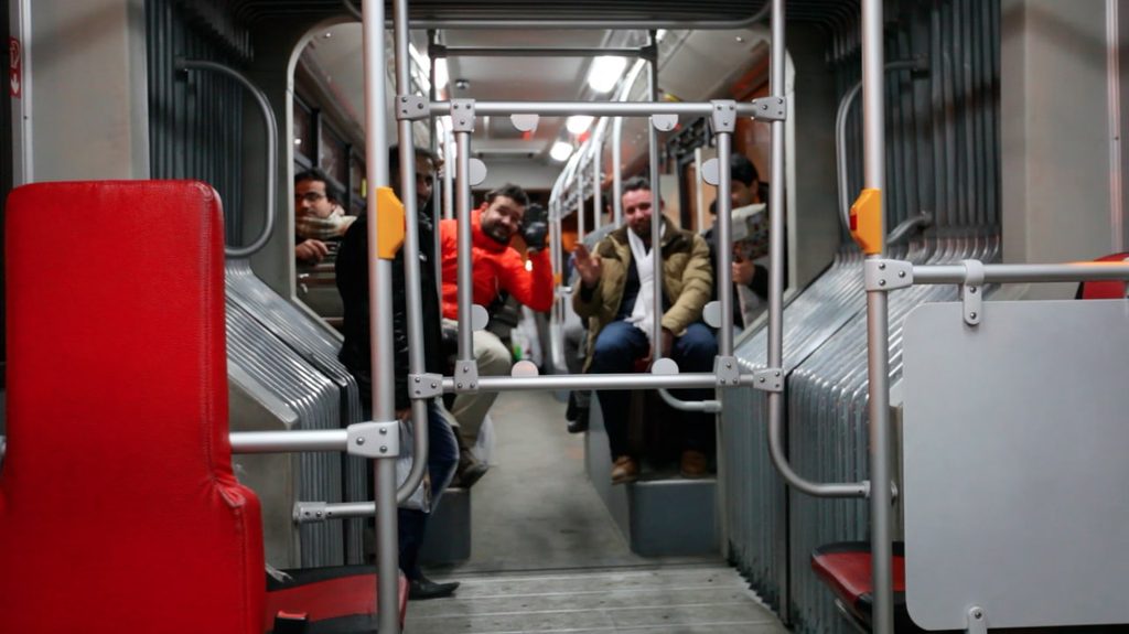 bus en Iran : séparation hommes-femmes