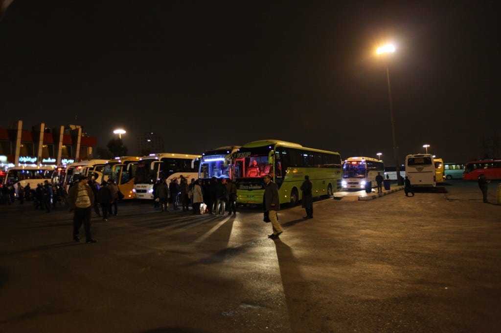 Bus depuis Teheran pour aller à Isfahan et Persepolis