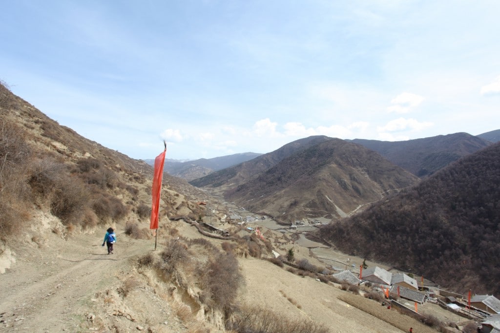 descente village tibétain sichuan songpan