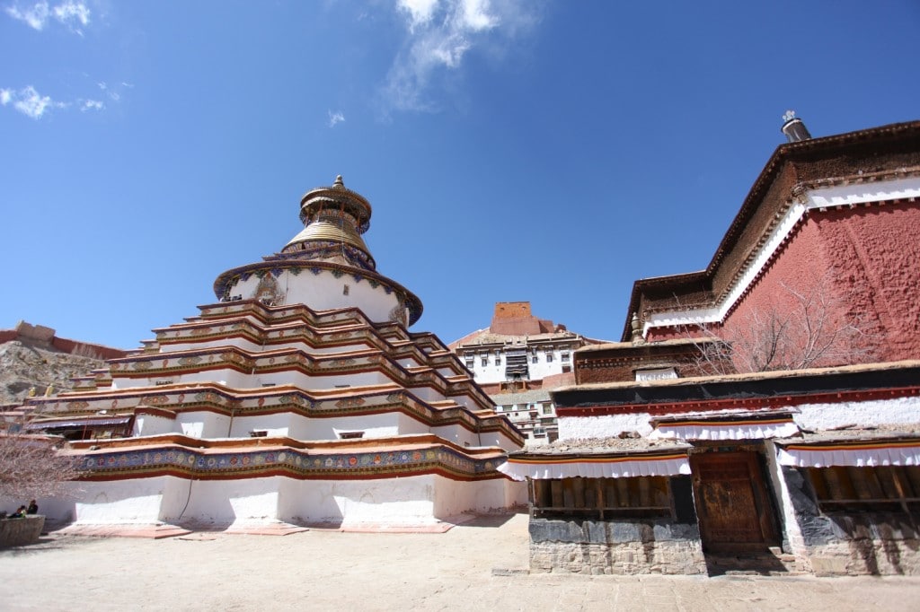 Gyantse la plus grande stuppa du Tibet