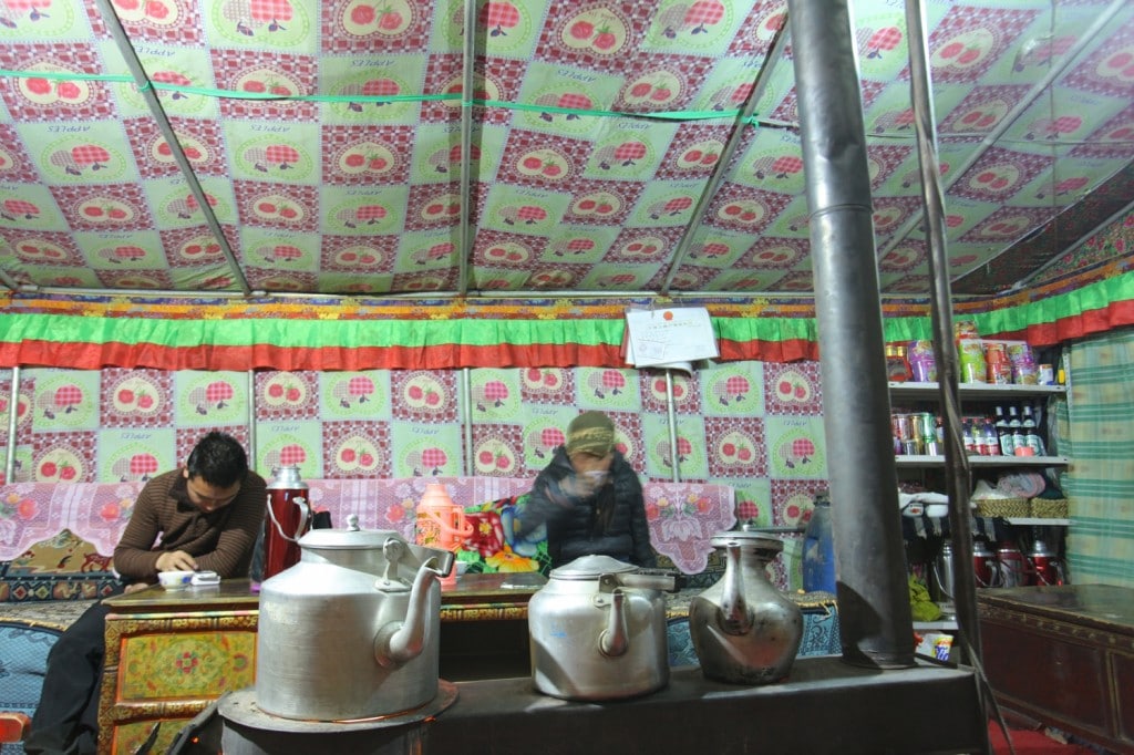 tente camp de base Everest Tibet