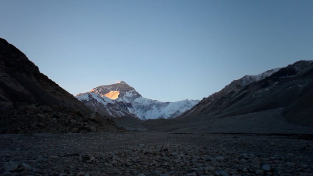 everest levé su soleil Tibet
