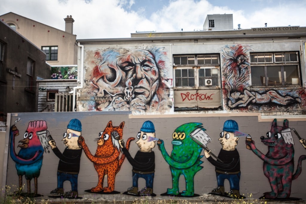 Street art Wellington