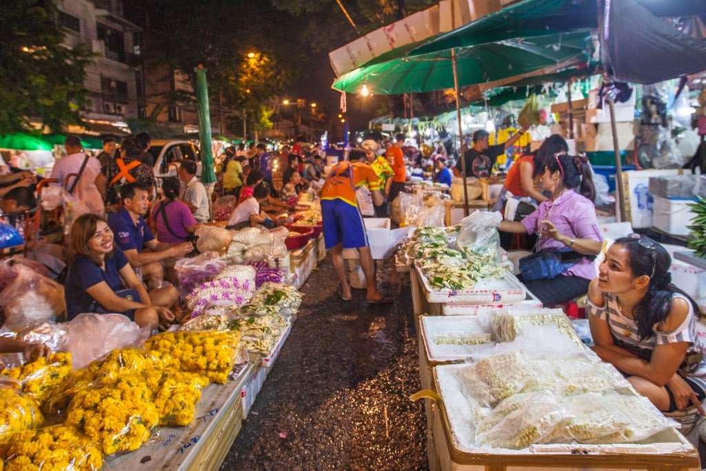 Flower market Bangkok