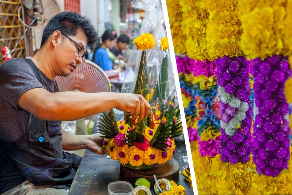 Flower market Bangkok
