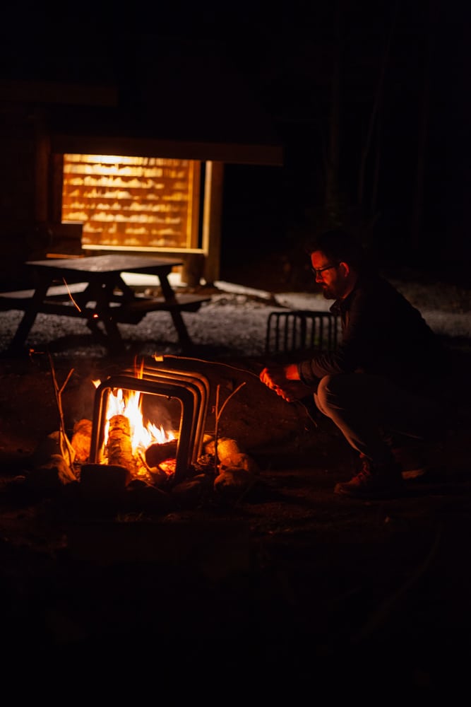cabane loups parc oméga