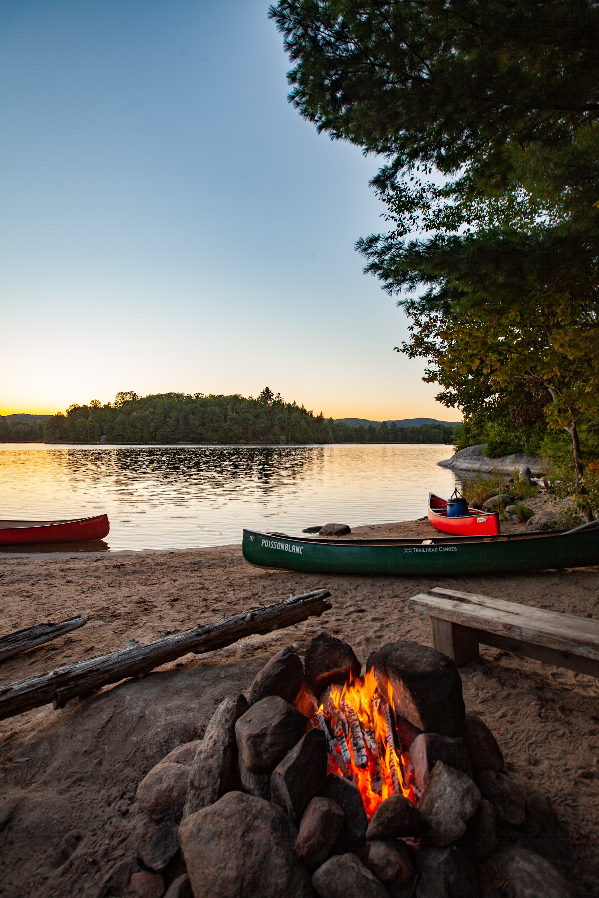 Canot camping Québec