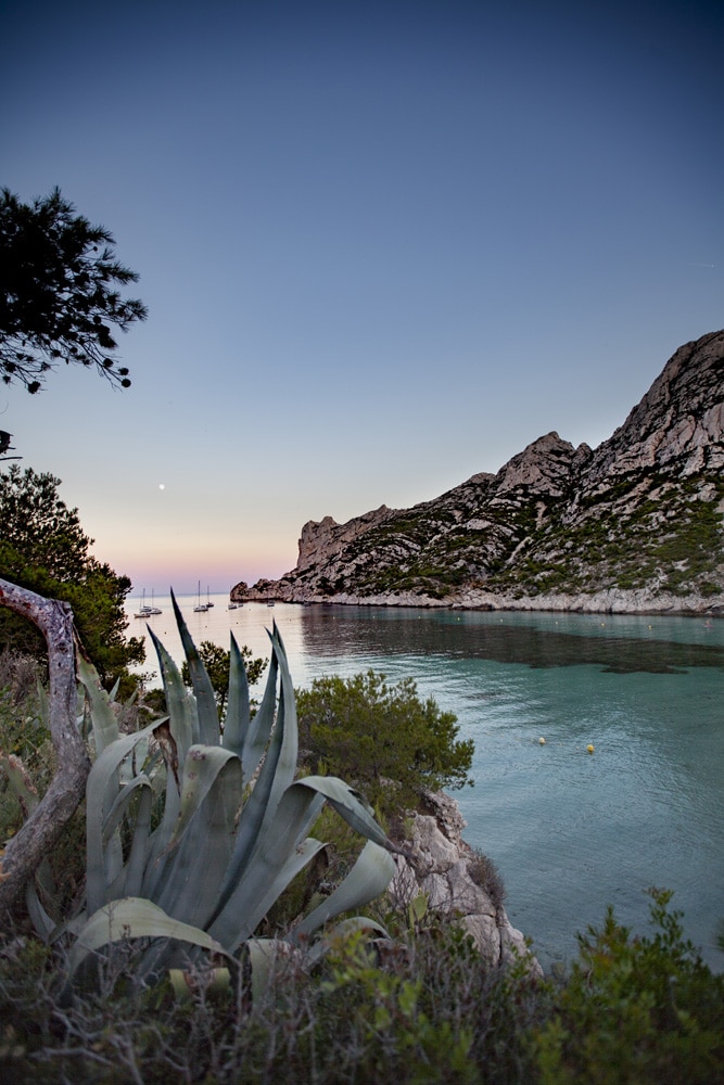 calanque sormiou nuit
