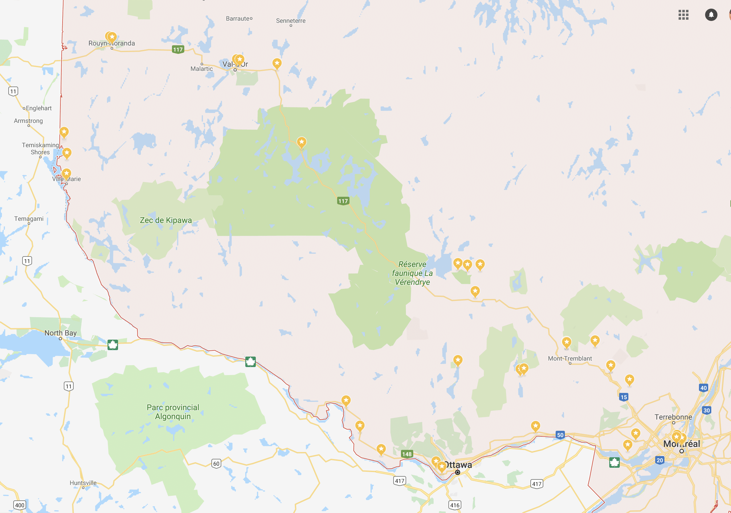 itinéraire road trip 10 jours Québec