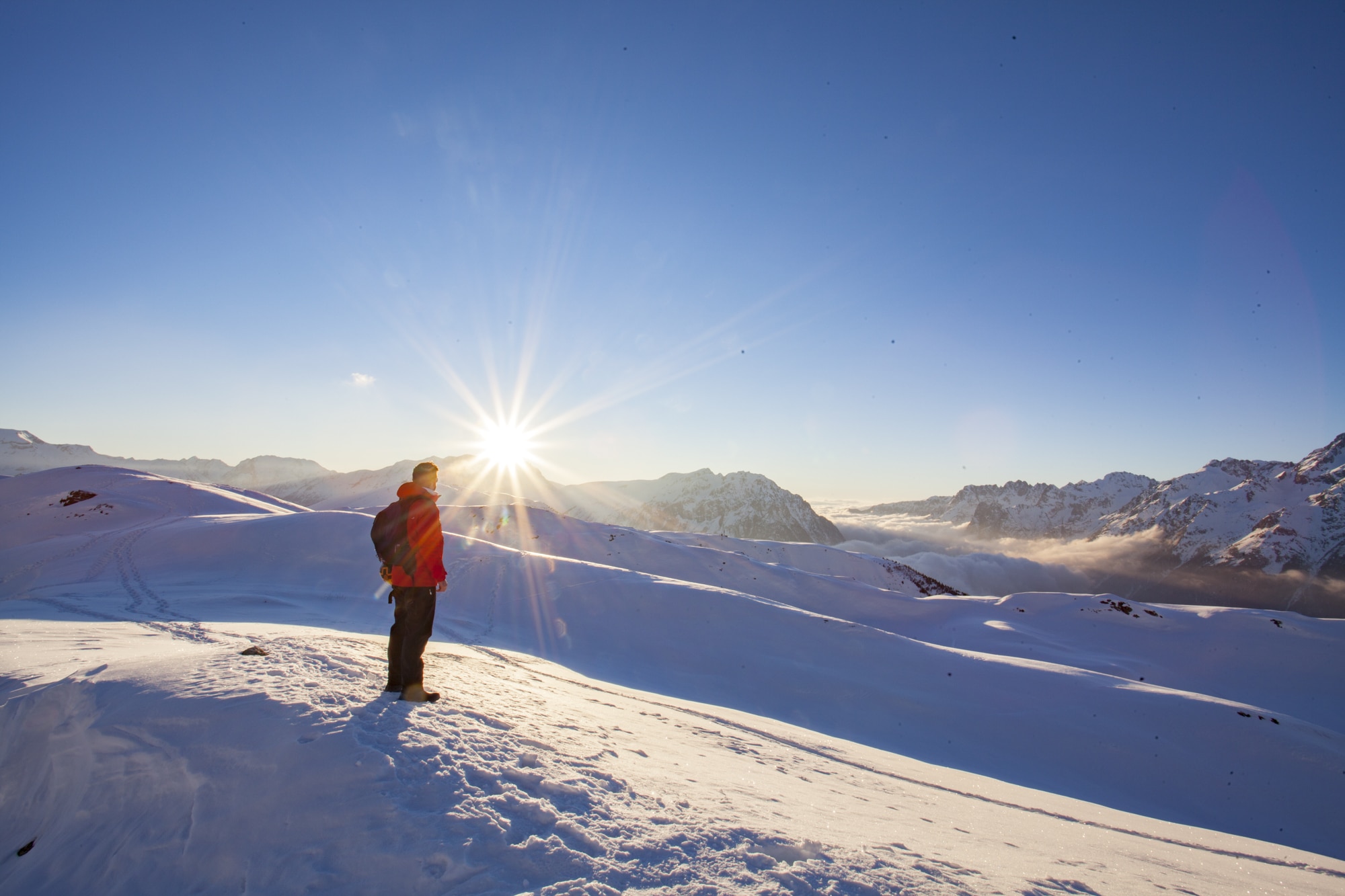 activité montagne l'hiver