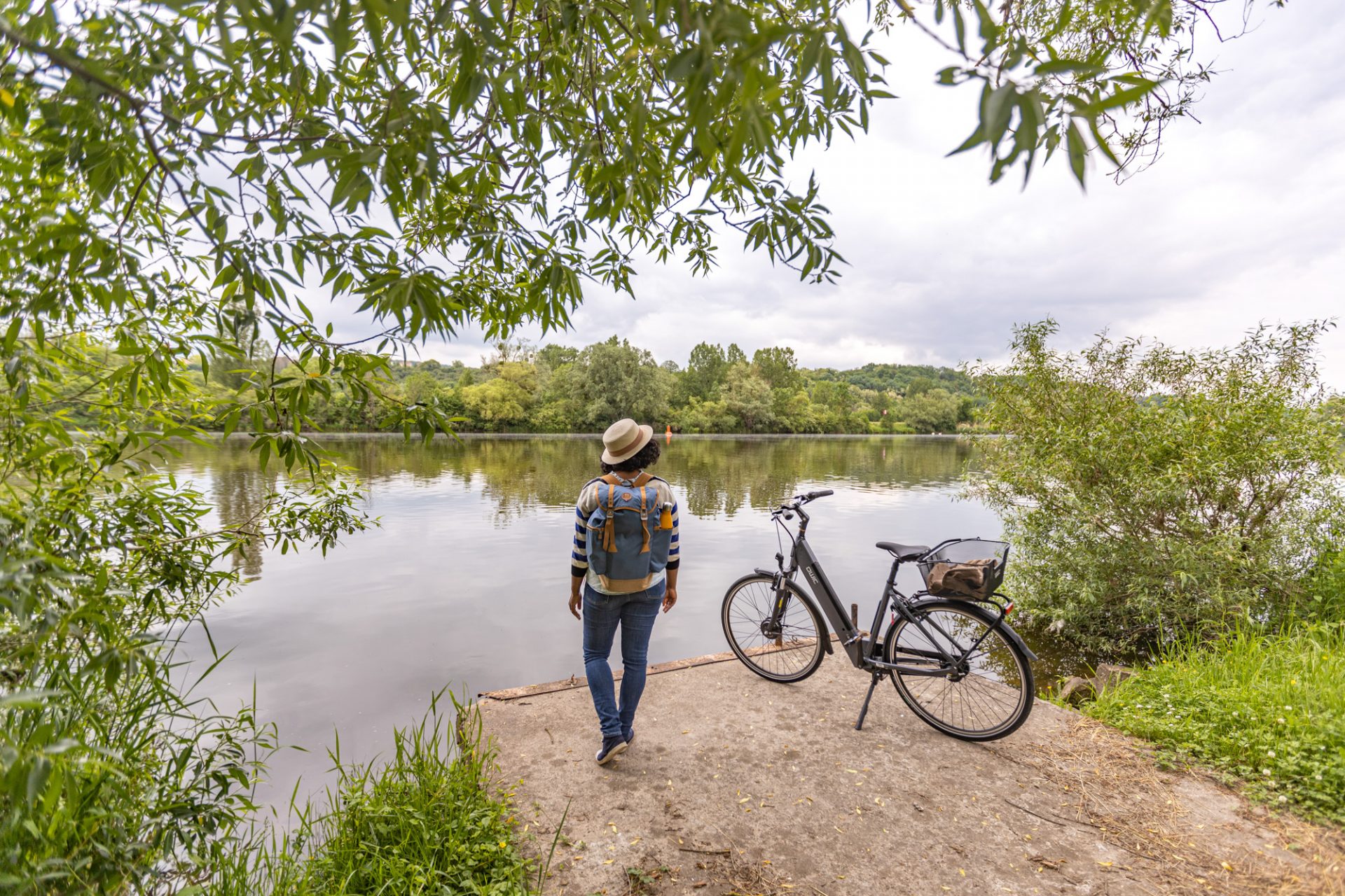 La Voie Bleue à vélo au fil de l'eau le long de la Moselle et de la Saône