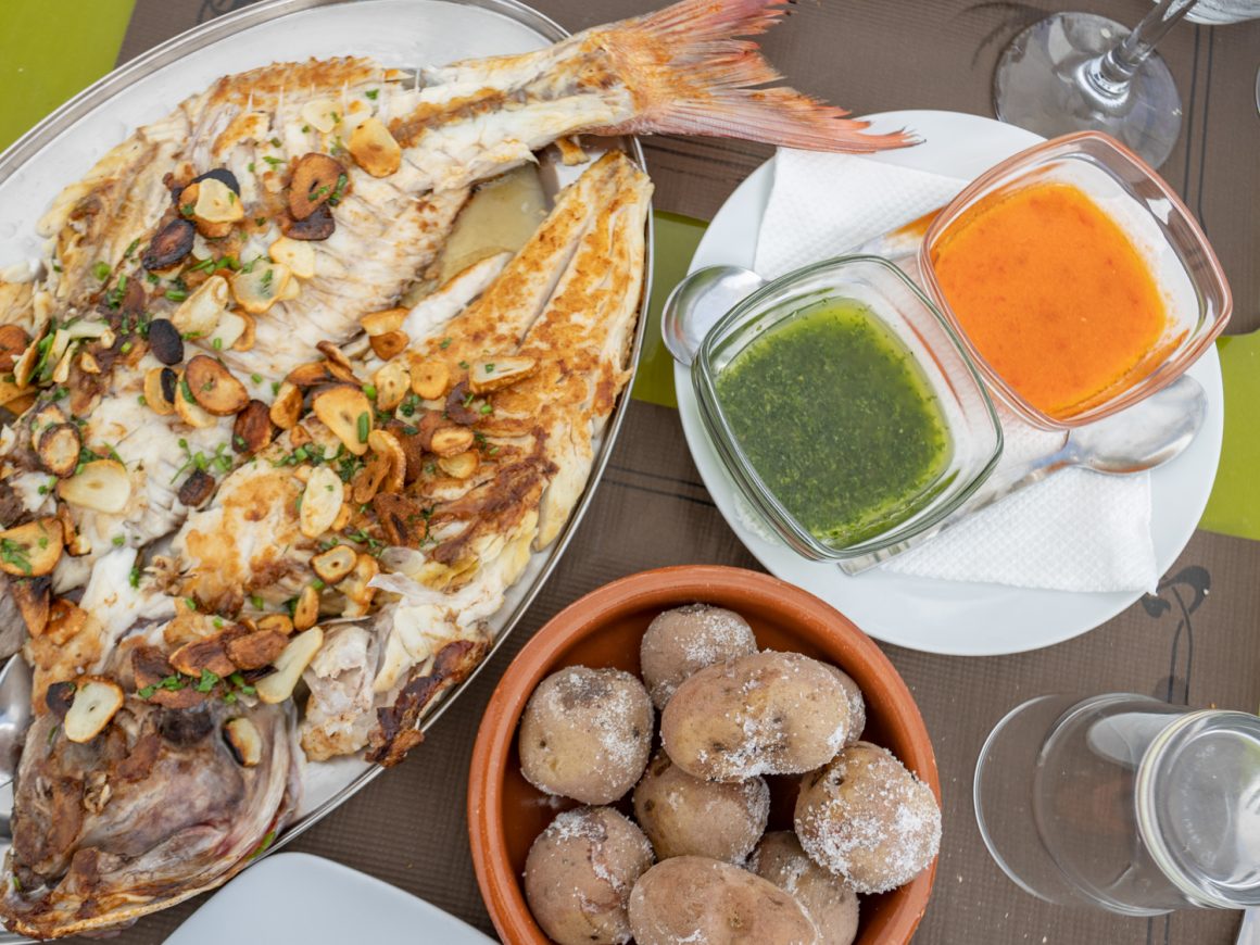 papas arrugadas con mojo