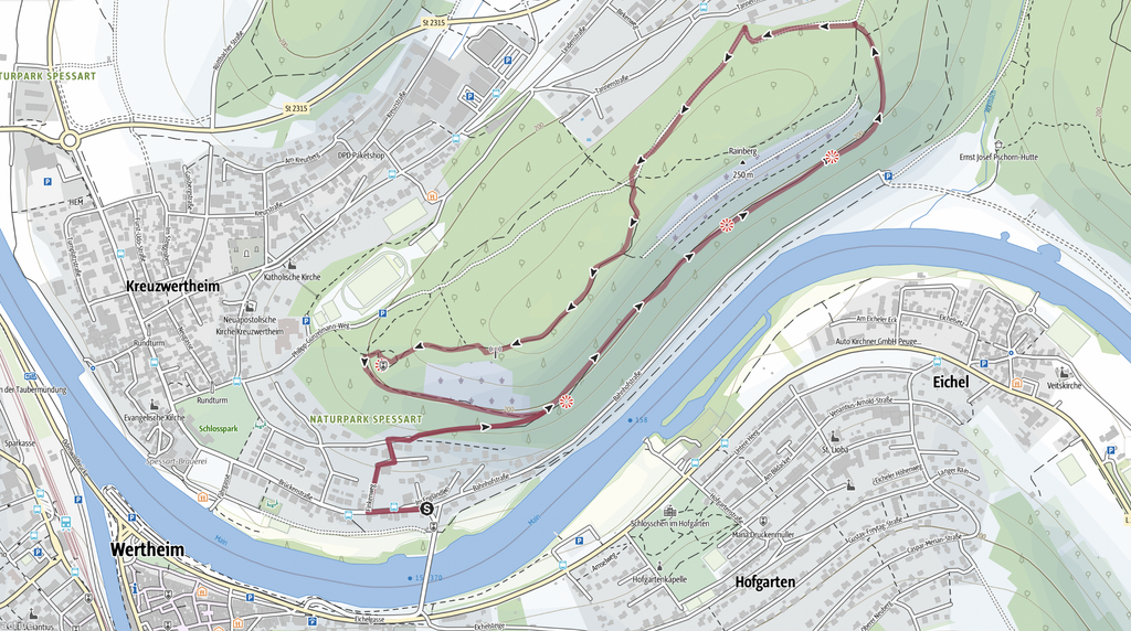 randonnée Kreuzwertheim
