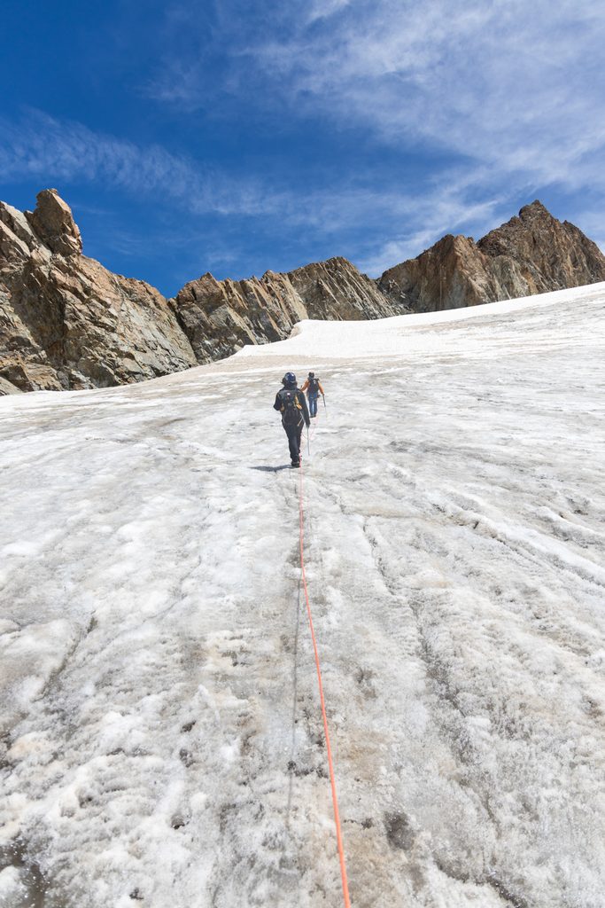 glacier girose cordée