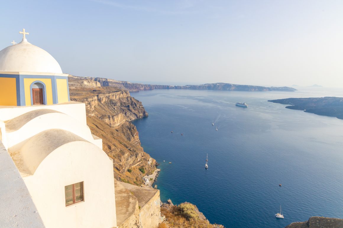 visiter Fira santorin
