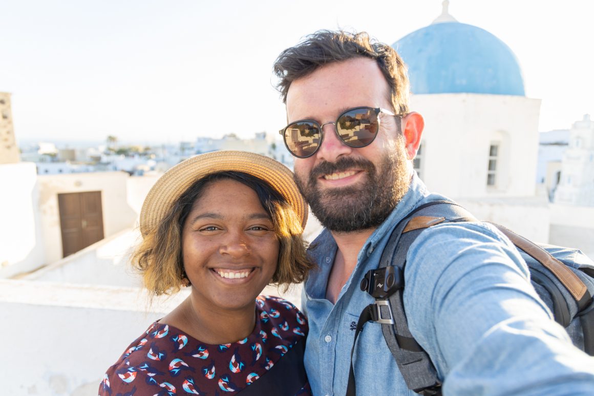 visiter santorin en couple