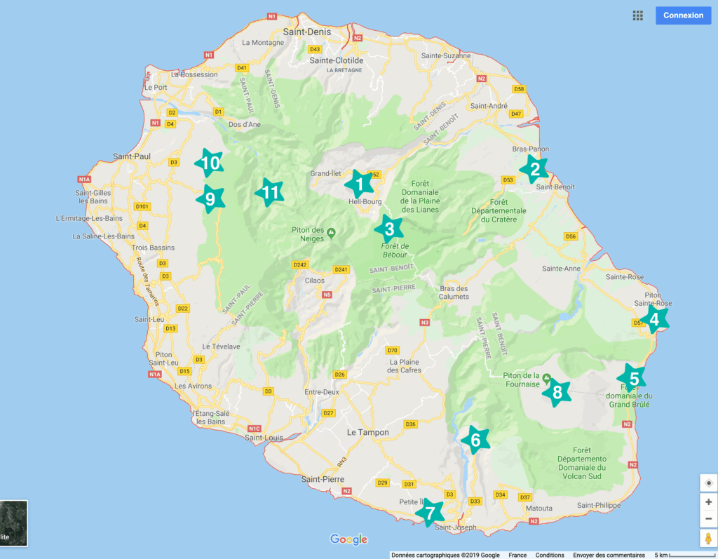 itinéraire voyage la Réunion