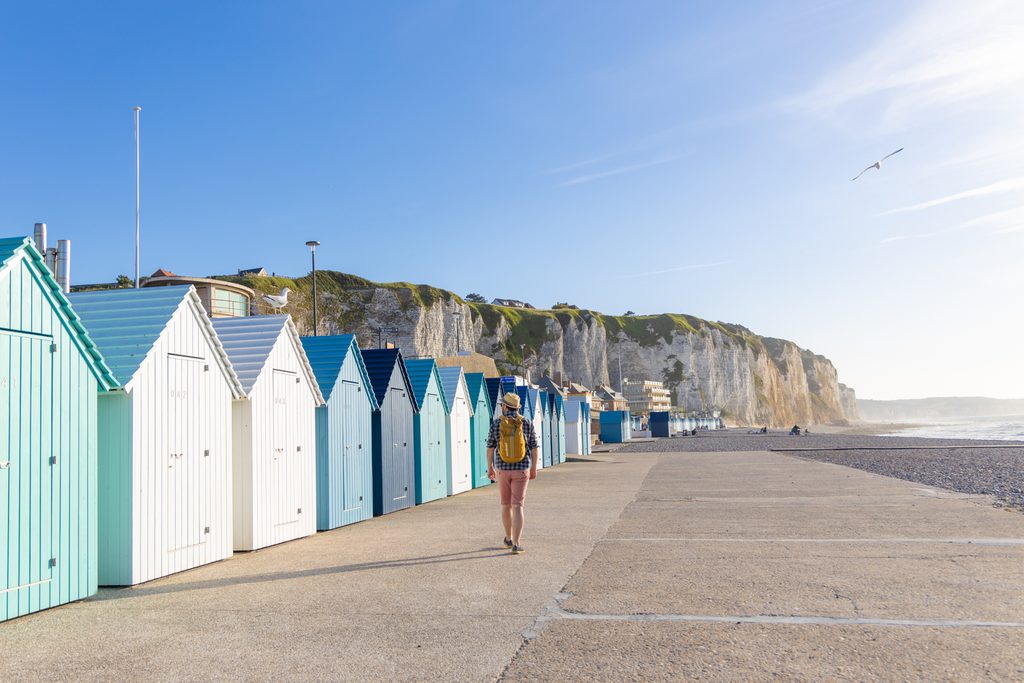 plage dieppe falaises