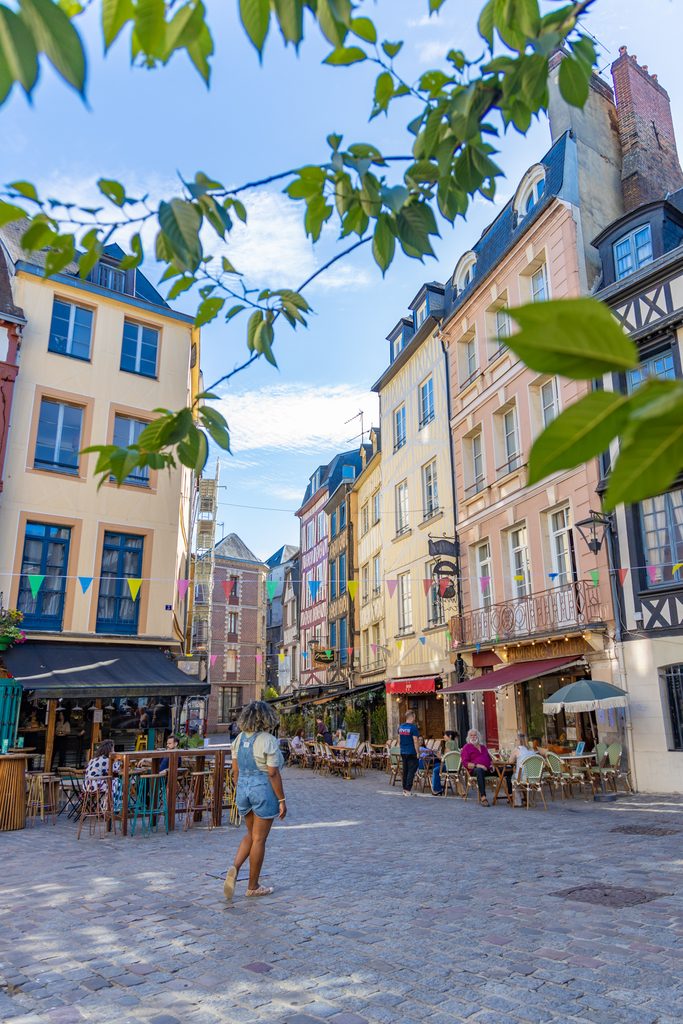 visiter rouen maison colombages